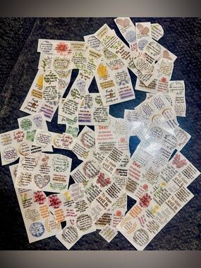 Rub On Transfer Stickers Bible Theme Stickers